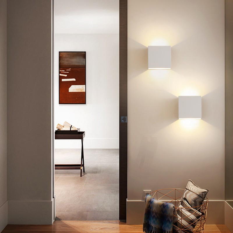 Modern Cube LED Indoor Wall Sconce Light