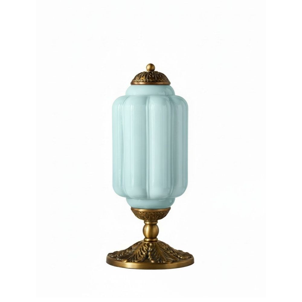 Classic Eloise Glass Table Lamp – Vintage Bedside and Ambient Lighting K885