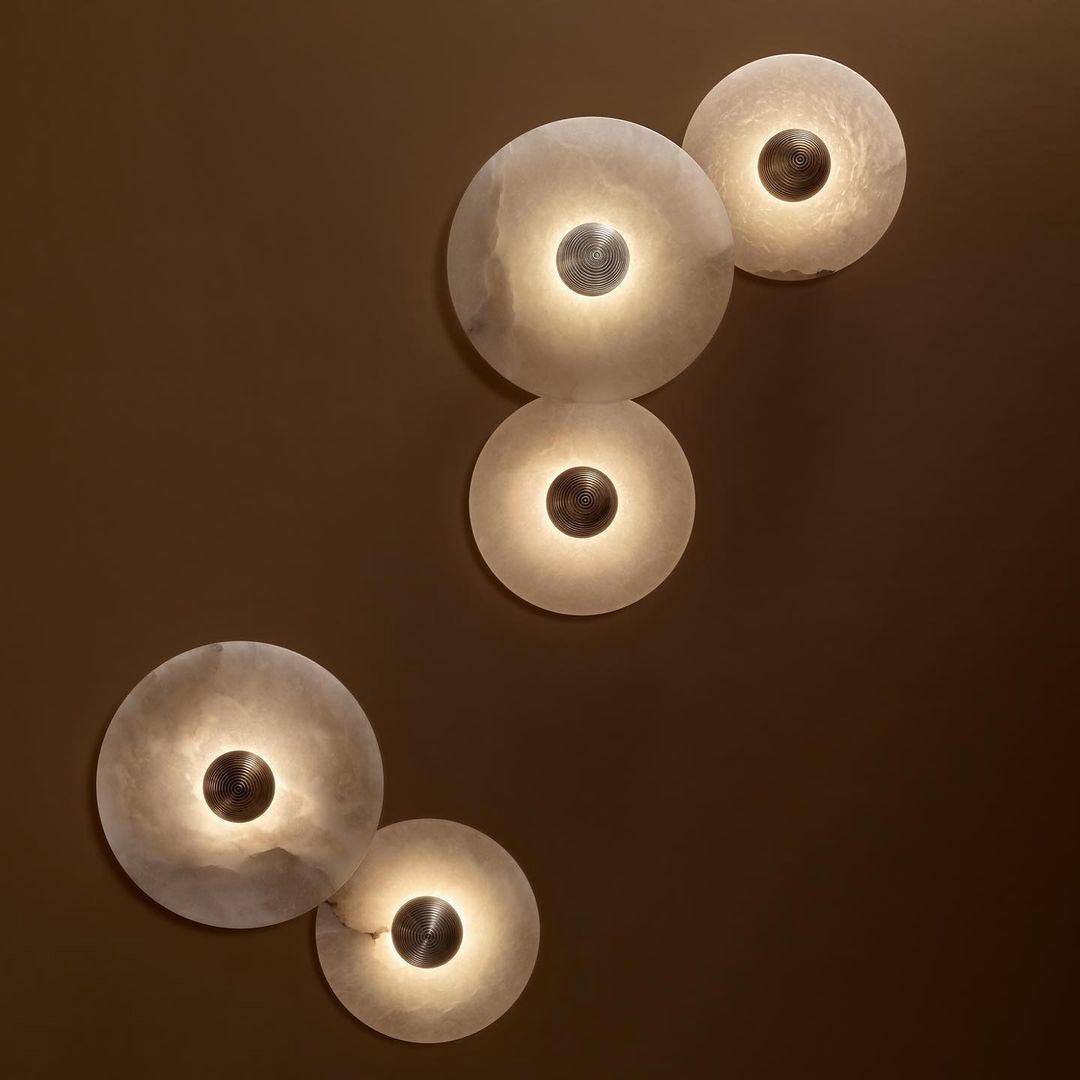 Creative Marble Round Wall Lamp K498