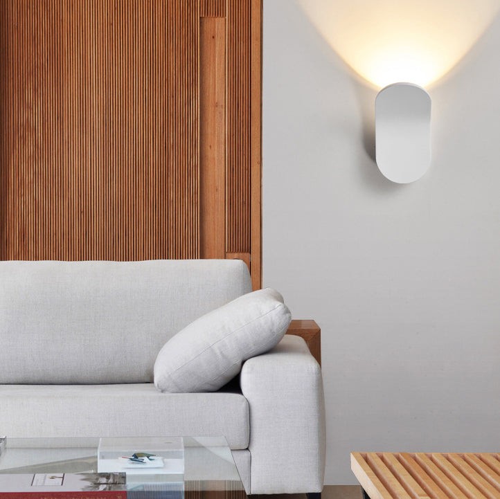 Contemporary Scandinavian Aluminum Arch LED Wall Sconce Lamp K332