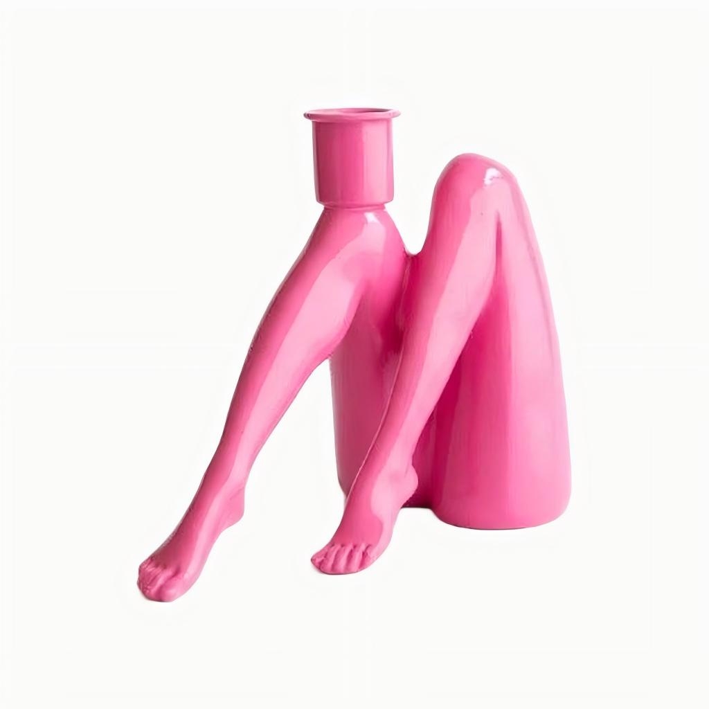 Kickra Sexy Legs Candle Holder - Modern Metal Base for Dining Table and Home Decor K2221
