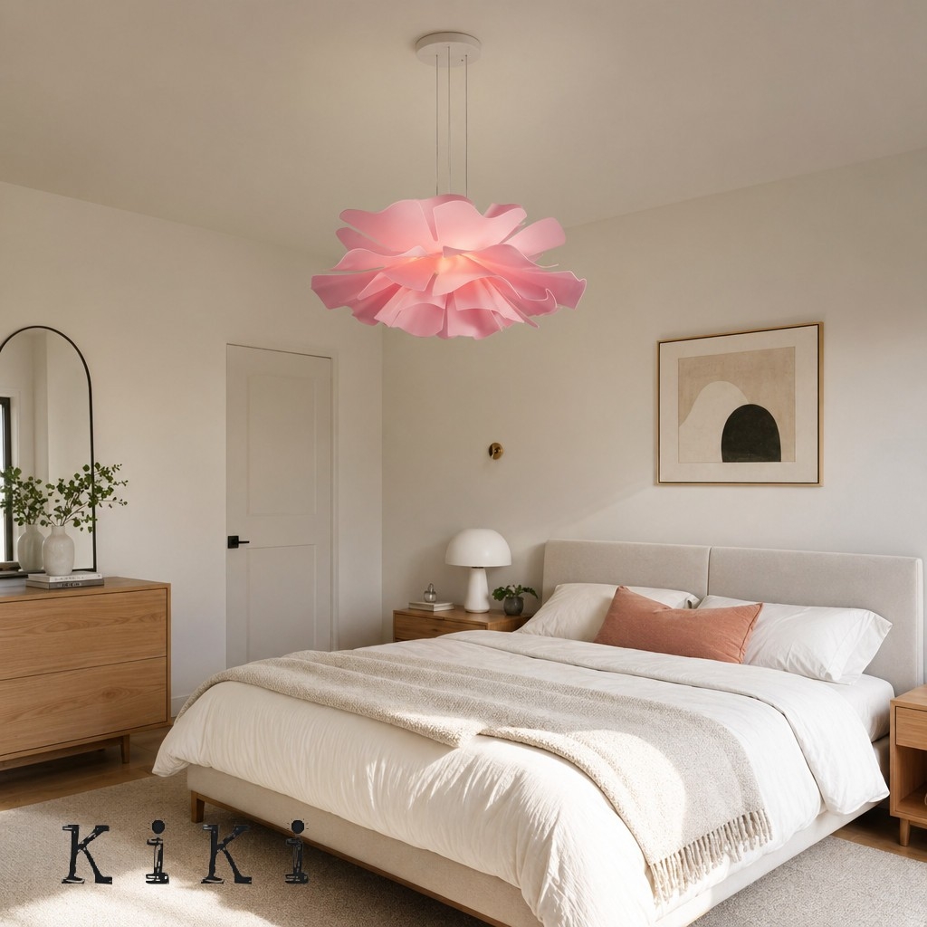 Elegant Flower Pendant Lamp - Modern Lighting for Dining Room and Living Area