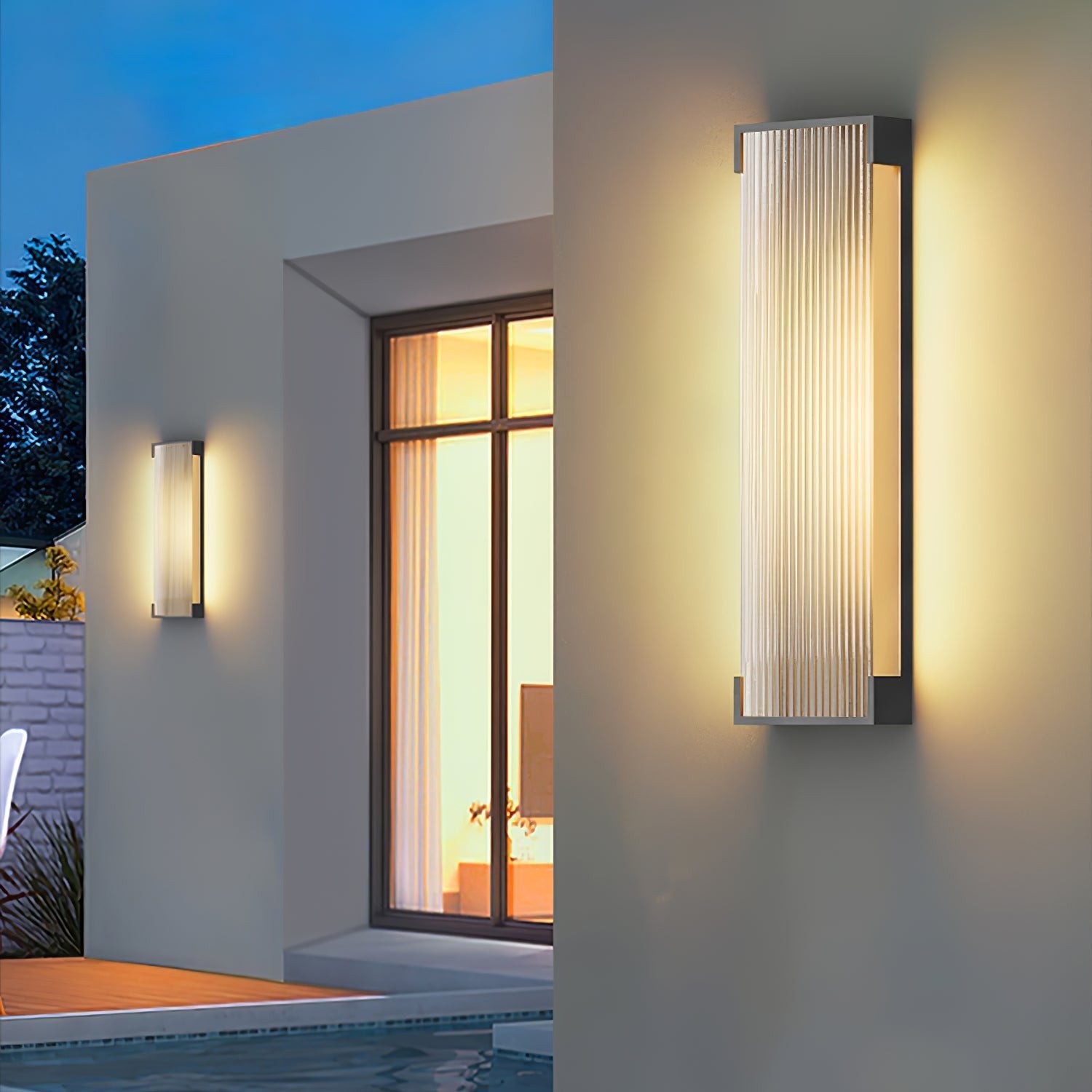 Rectangular Outdoor Wall Light K615