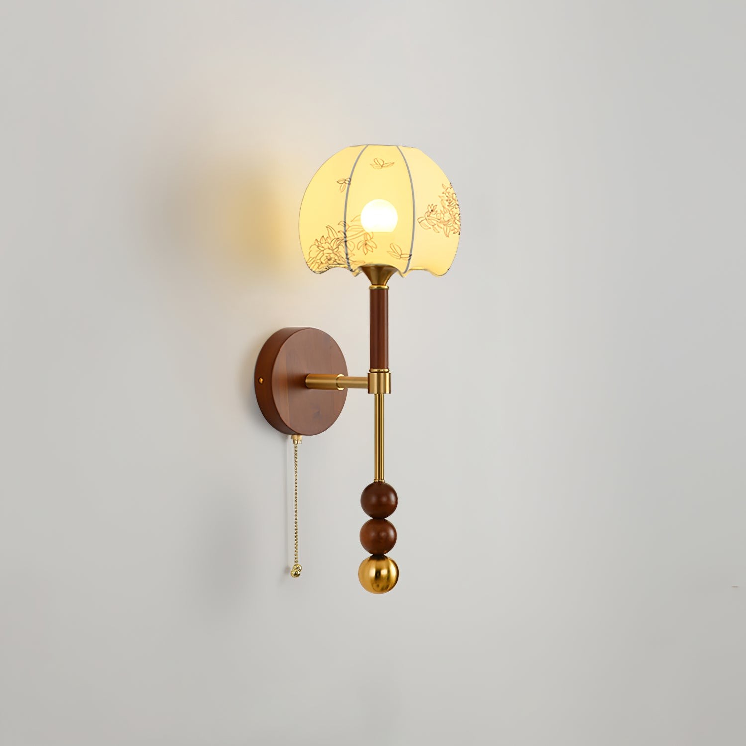 Retro Solid Wood Series Wall Lamp K638