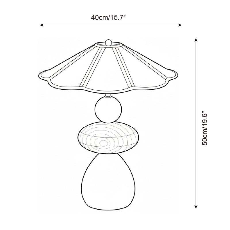 Equinox Plug In Table Lamp D365