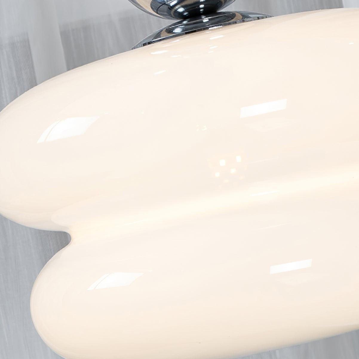 Contemporary Nordic Glass Ball Hoist Pendant Light For Living Room K524