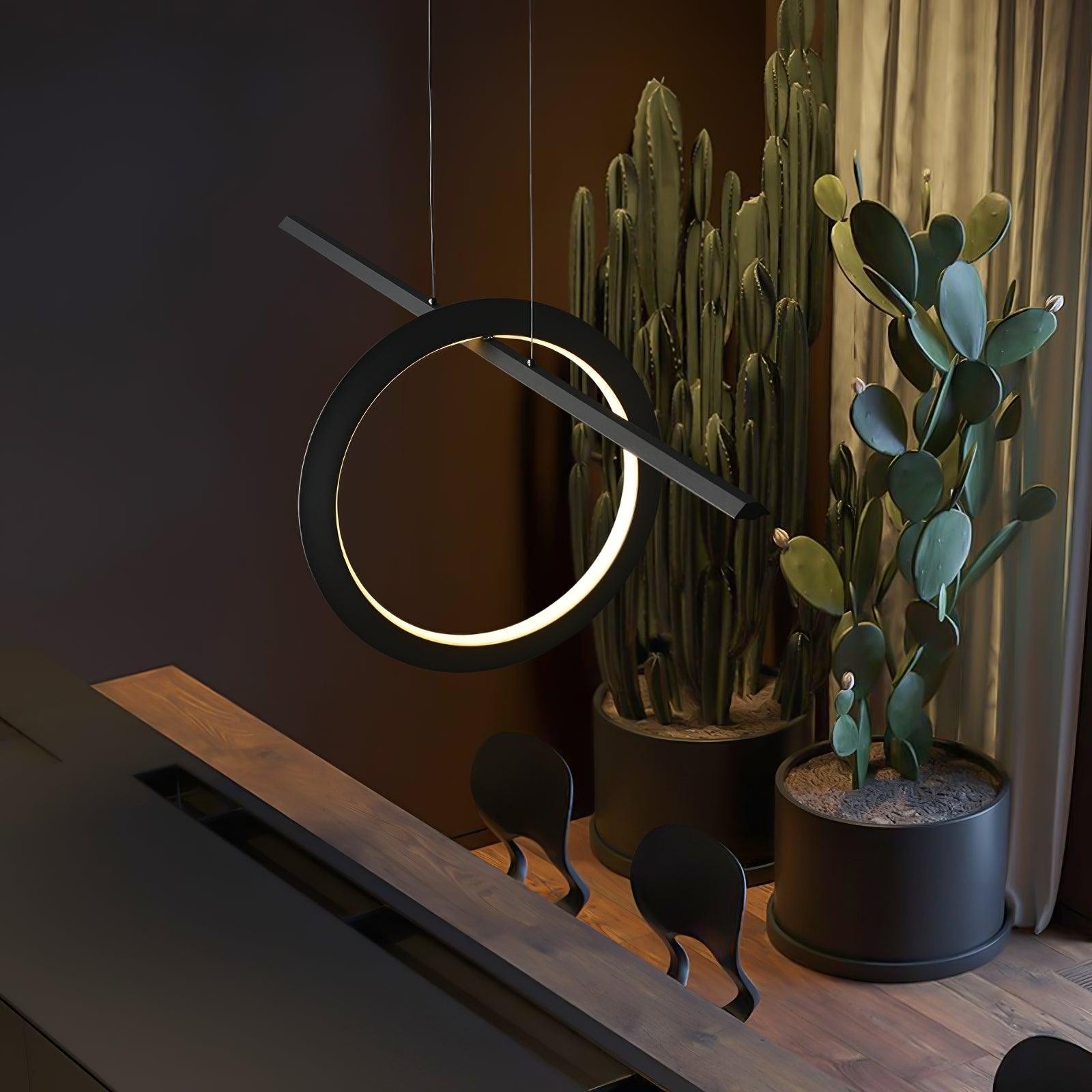 Minimalist High-End Geometric Line Pendant Light K433