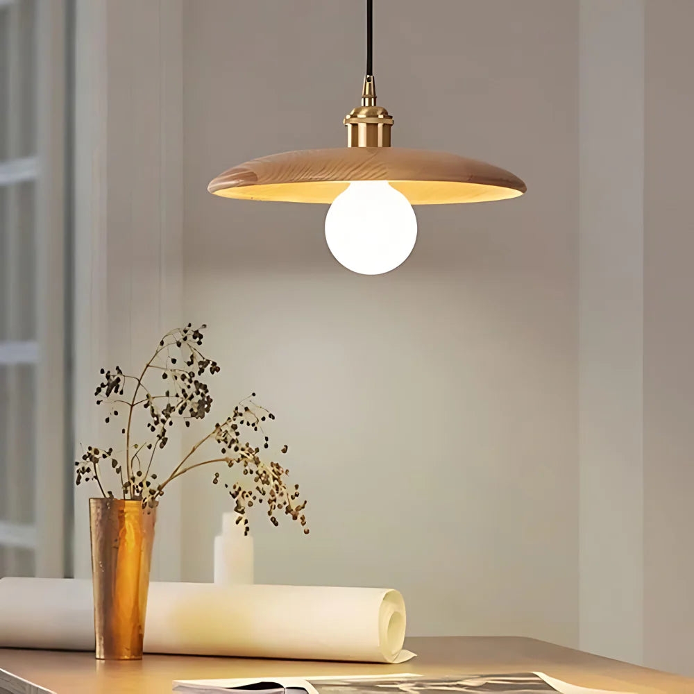Olivia Japandi Charming Wooden Pendant Light D841