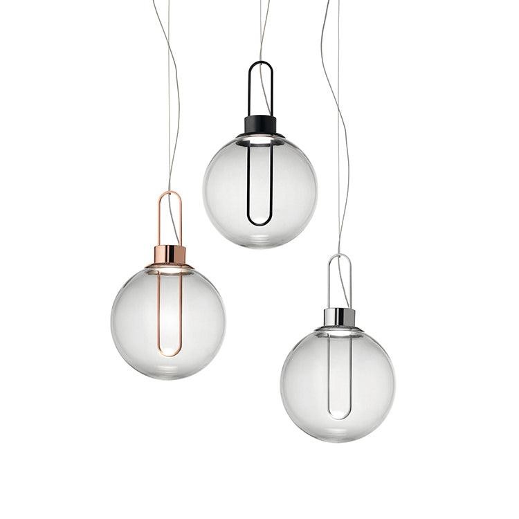 Clear Glass Orb Style Pendant Lamp K560