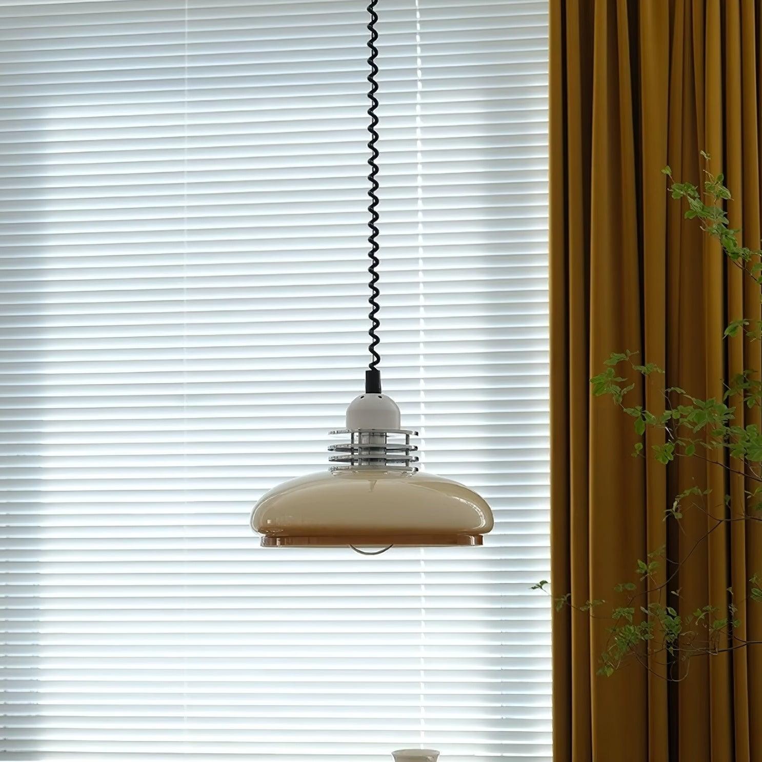 Nordic Cream Retractable Pendant Lamp K759