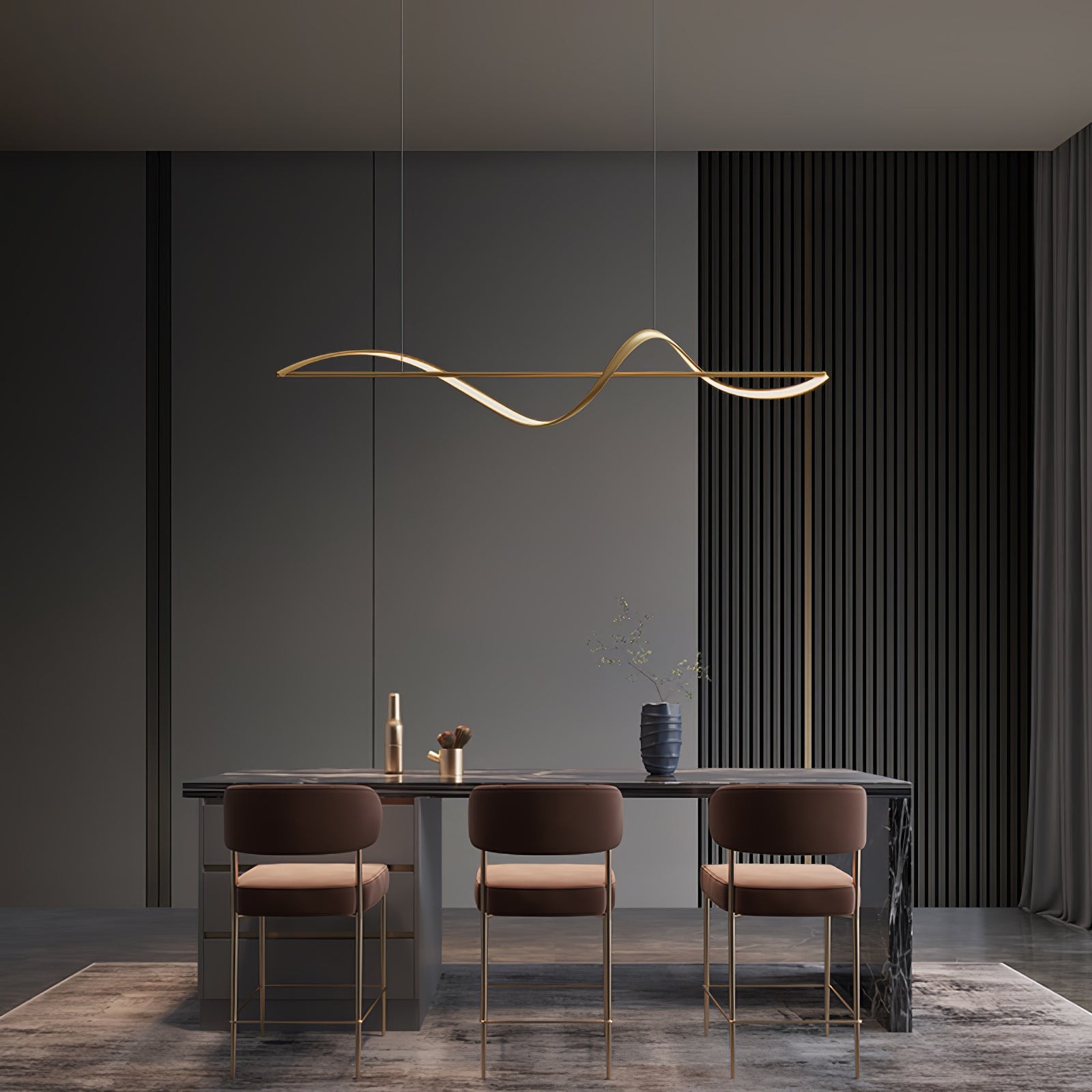 Whisper Linear Island Chandelier K1096
