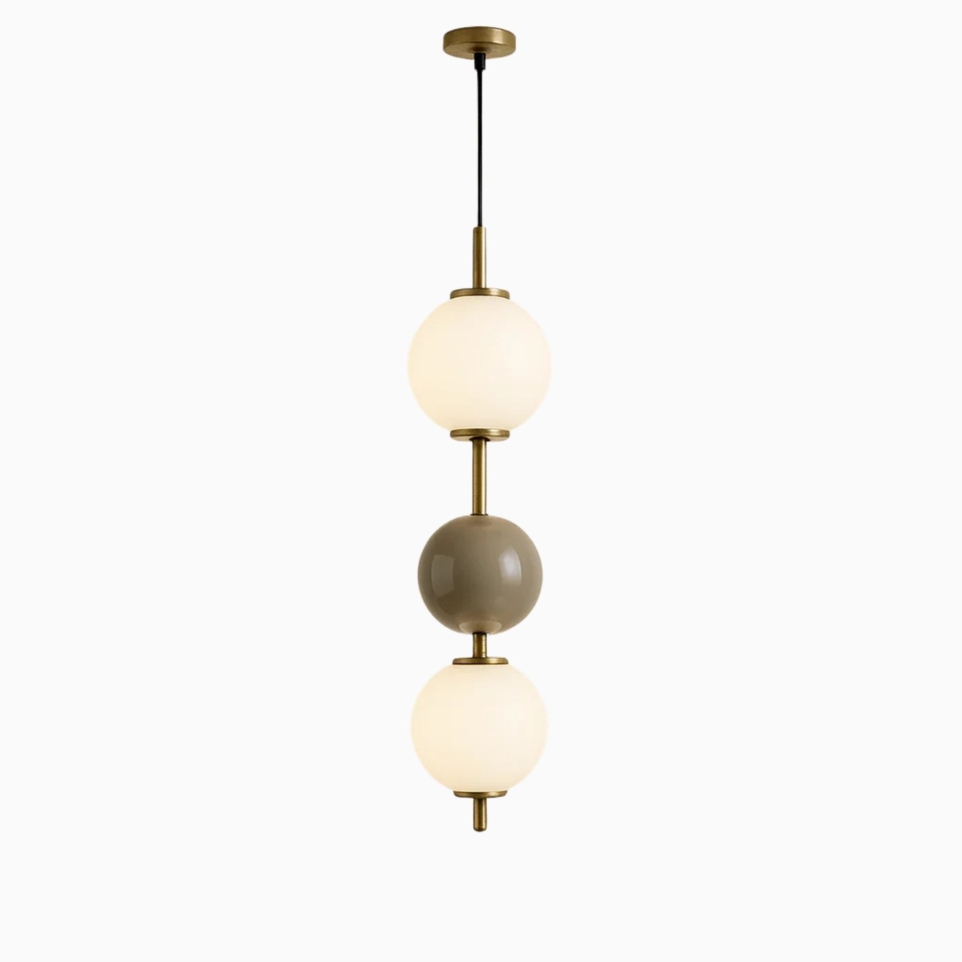 Cream Style Globe Bubble Pendant Light K154