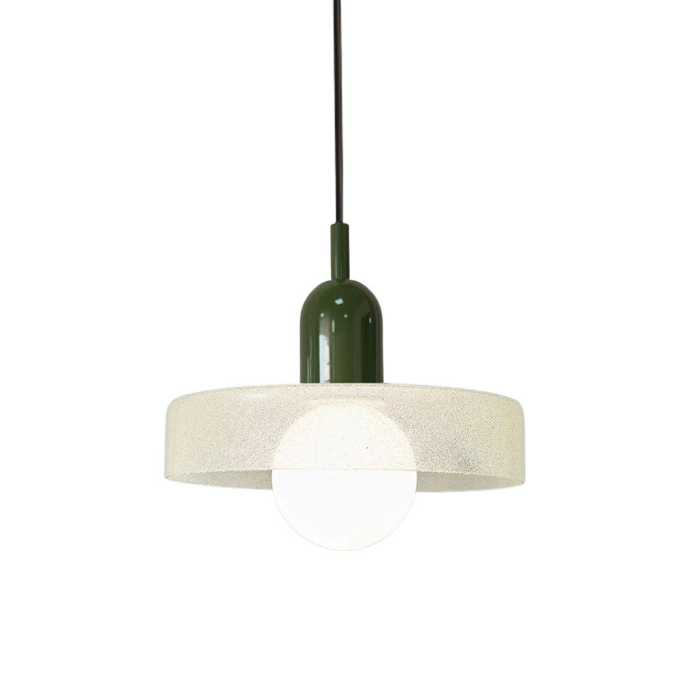 Nordic Crystal Glass Disc Orb Pendant Light For Kitchen Island K930