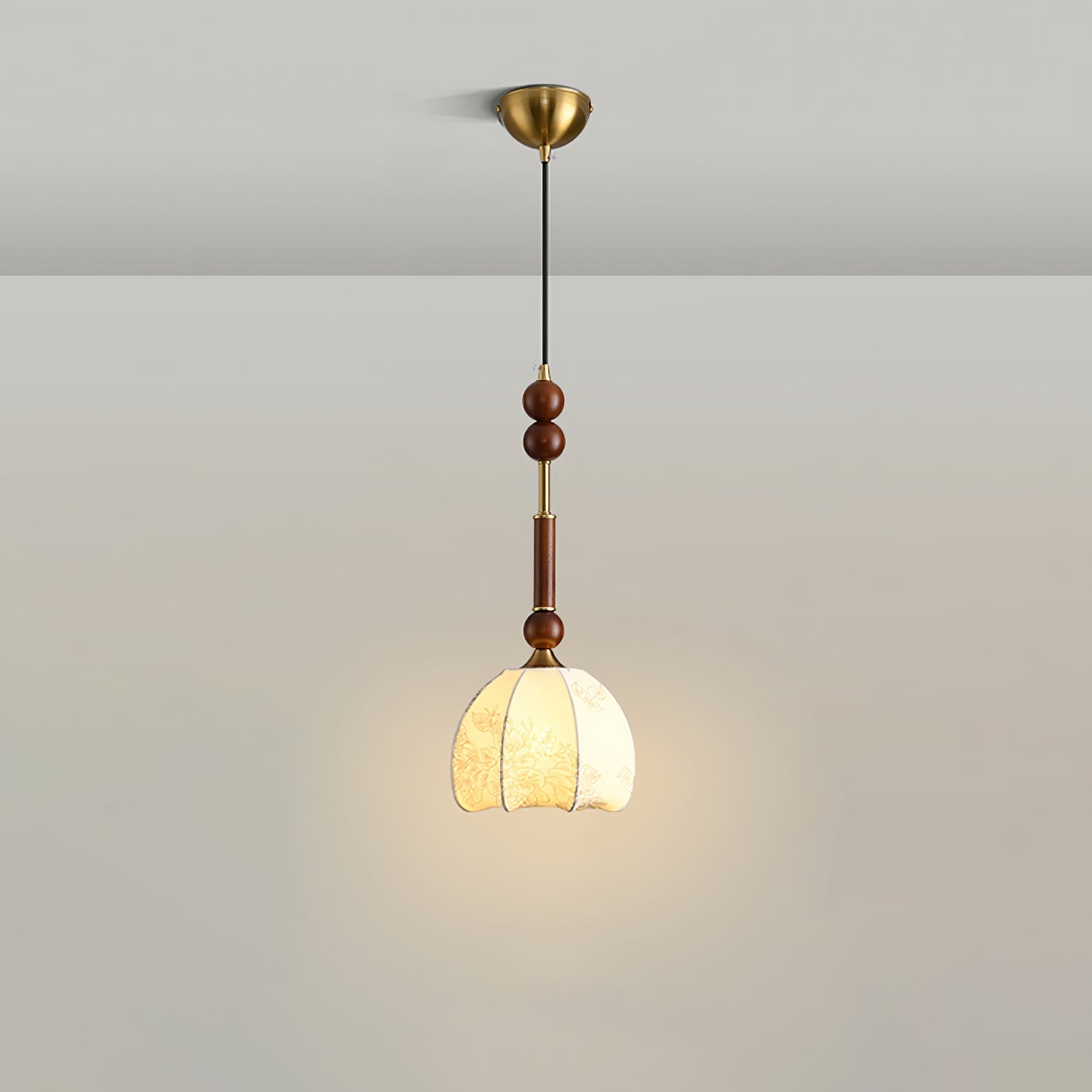 Retro Solid Wood Series Pendant Lamp K637