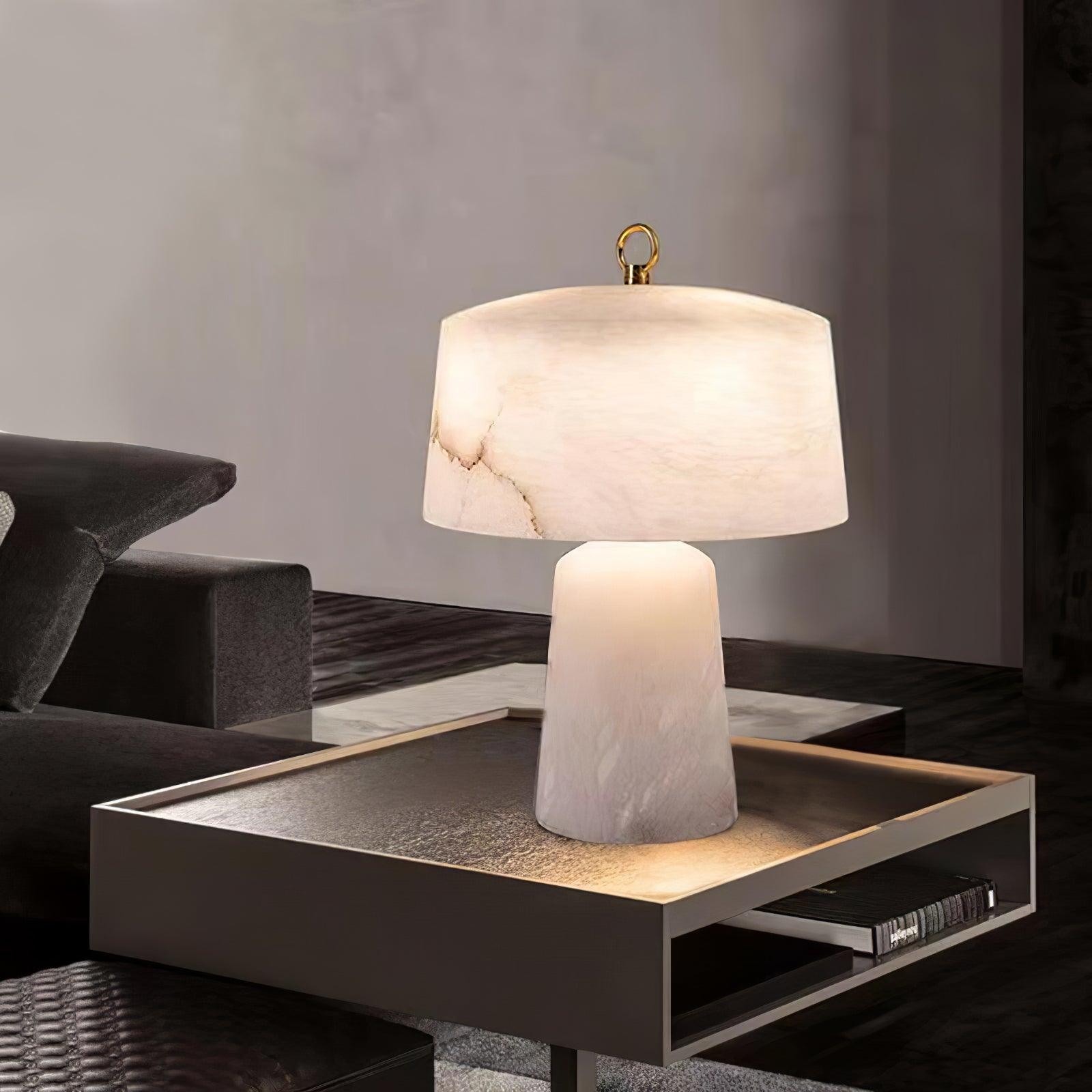 Light Luxury Style Marble Stone Table Lamp K236