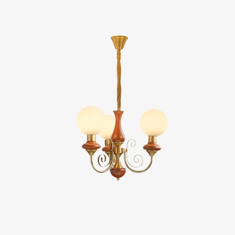 Radiara Sculptural Luxurious Glass Chandelier - Elegant Metal Lighting for Living Room K2110