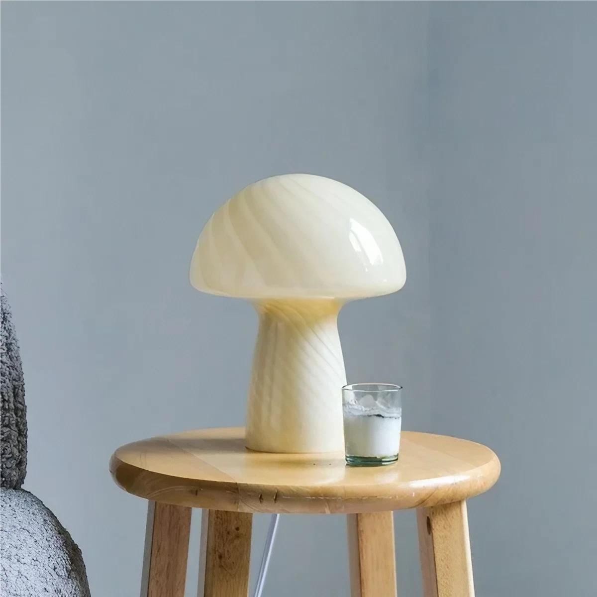 Modern Design Stained Glass Mushroom Lamp K51