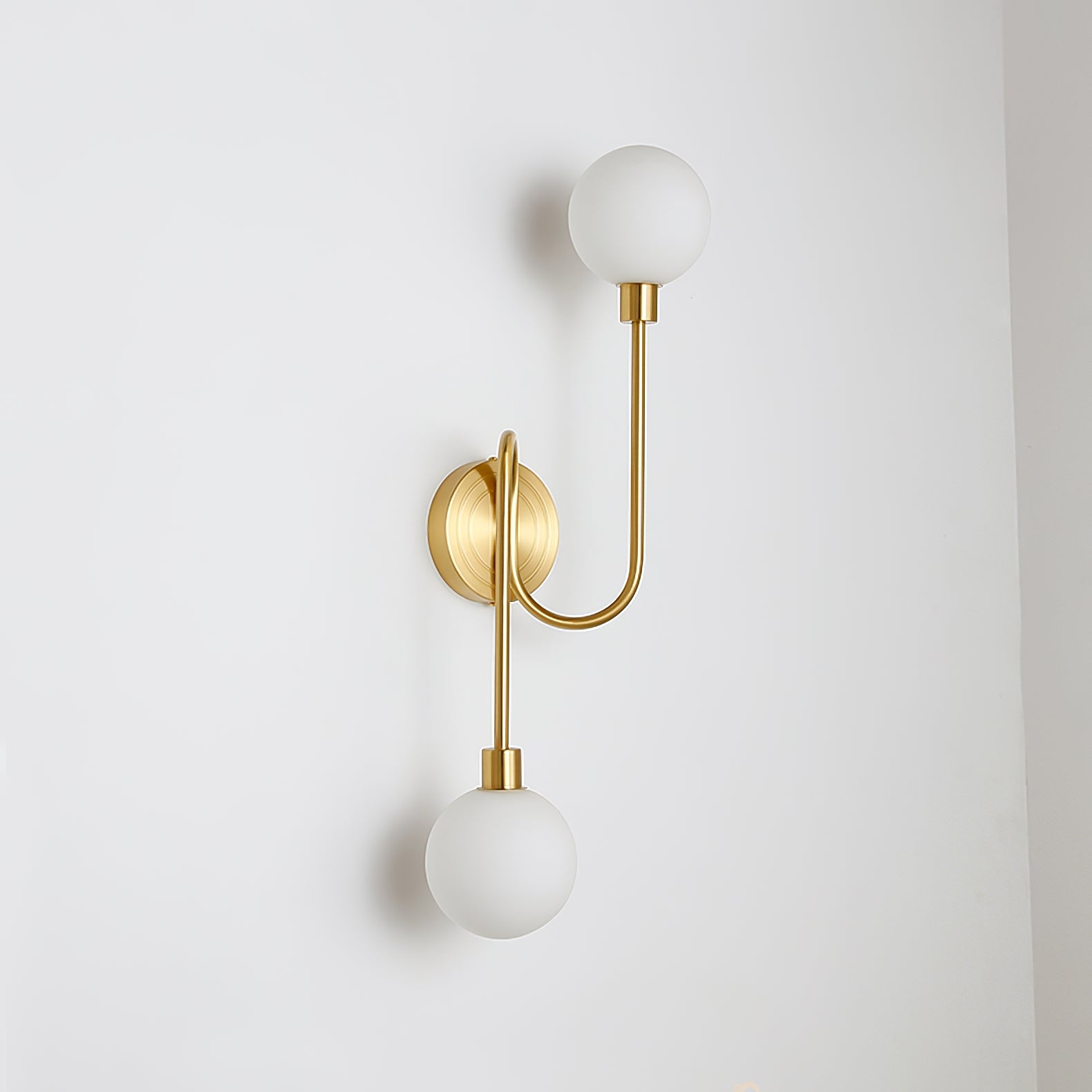 Holten Brass Armed Sconce D409