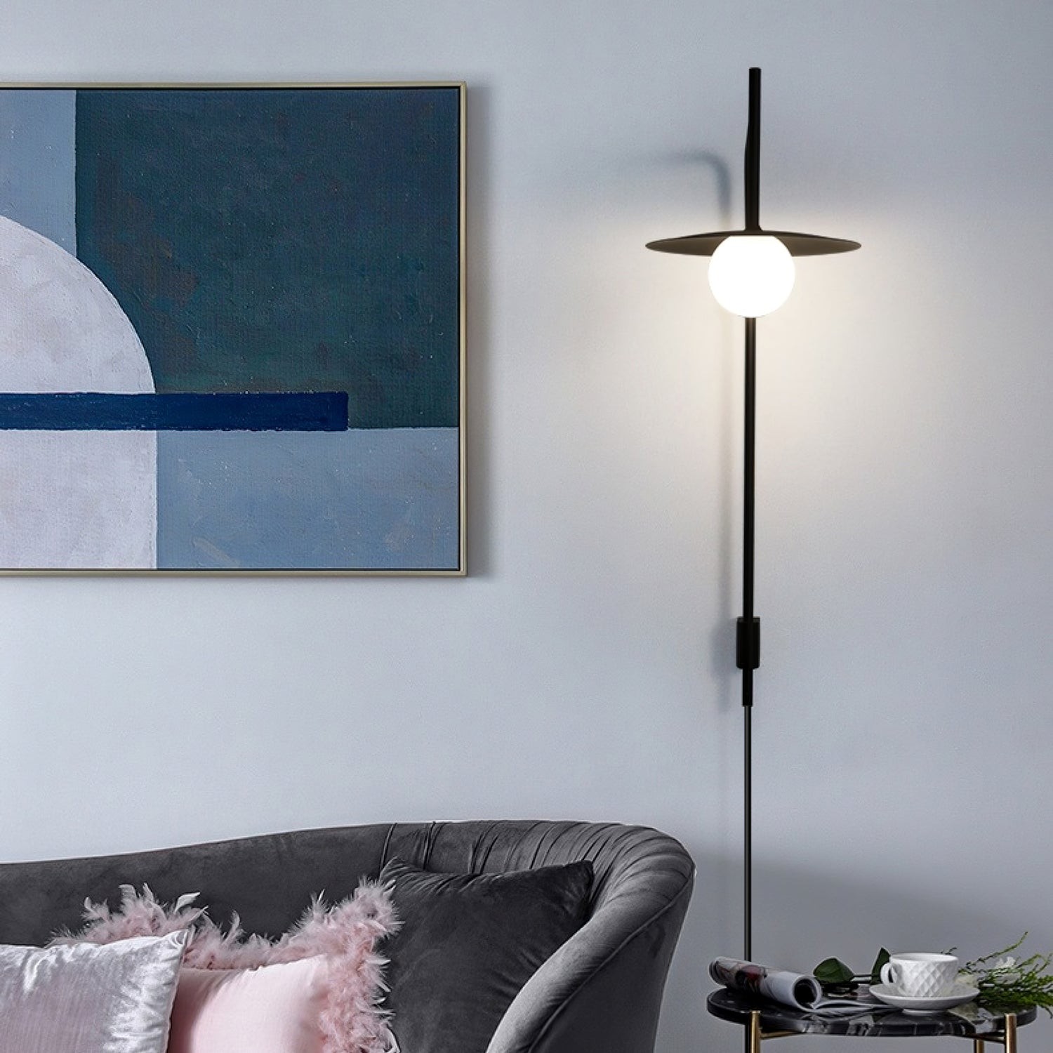 Nordic Swing Arm Wall Lamp for Living Room K839