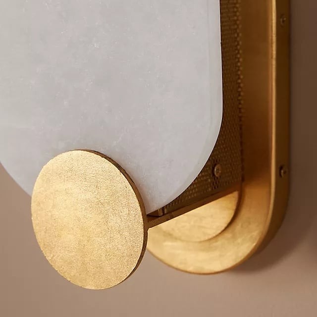 Albi Decorative Wall Sconce Ambient Diffused Glow - Artful Carved Aesthetic Dining Room Corridor K1660