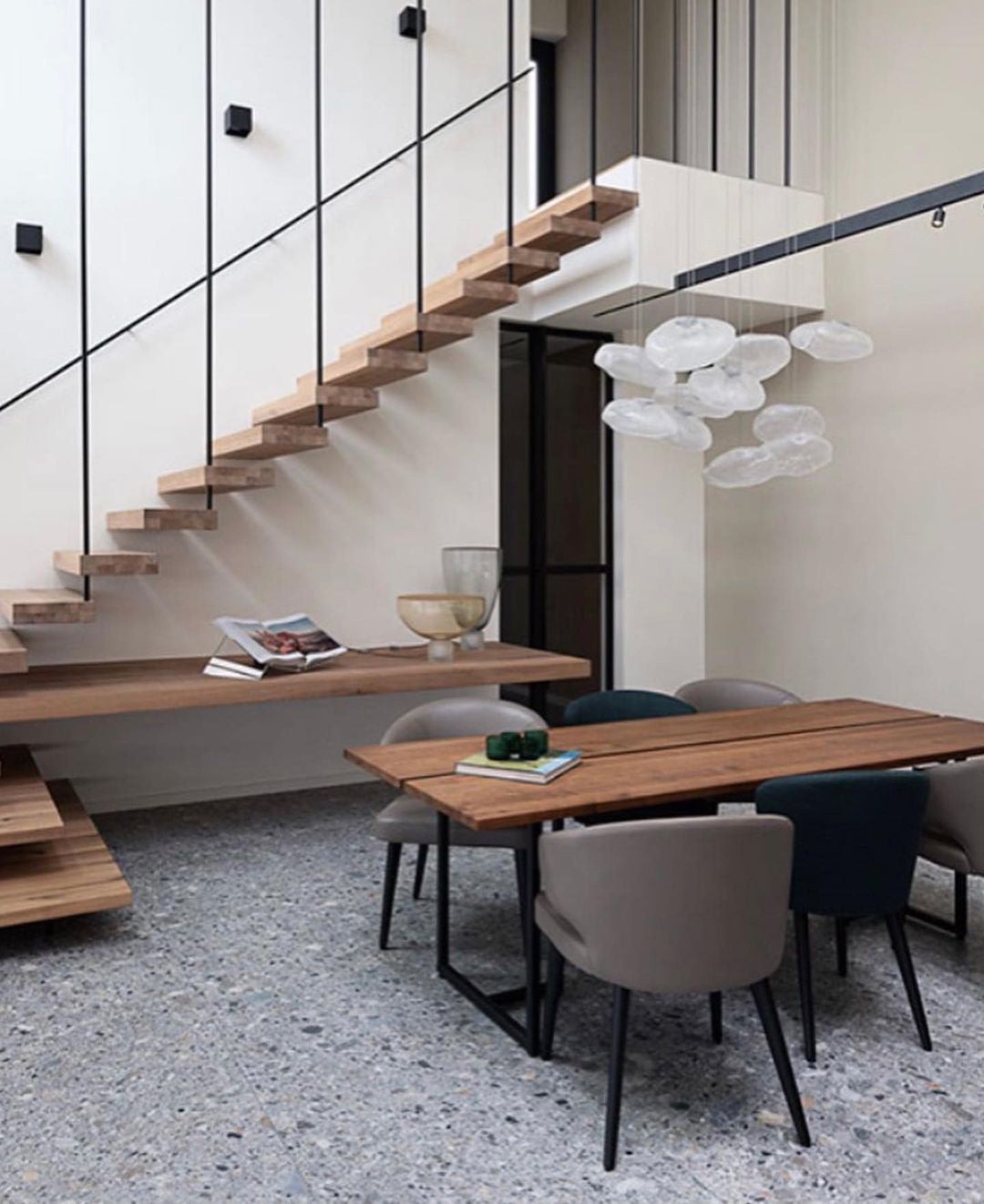 Multi-Head Irregular Glass Bubble Chandelier K216
