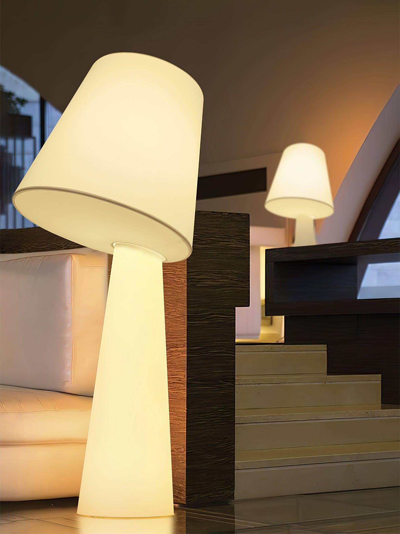 Column Fabric Floor Lamp Suitable For Living Room K328
