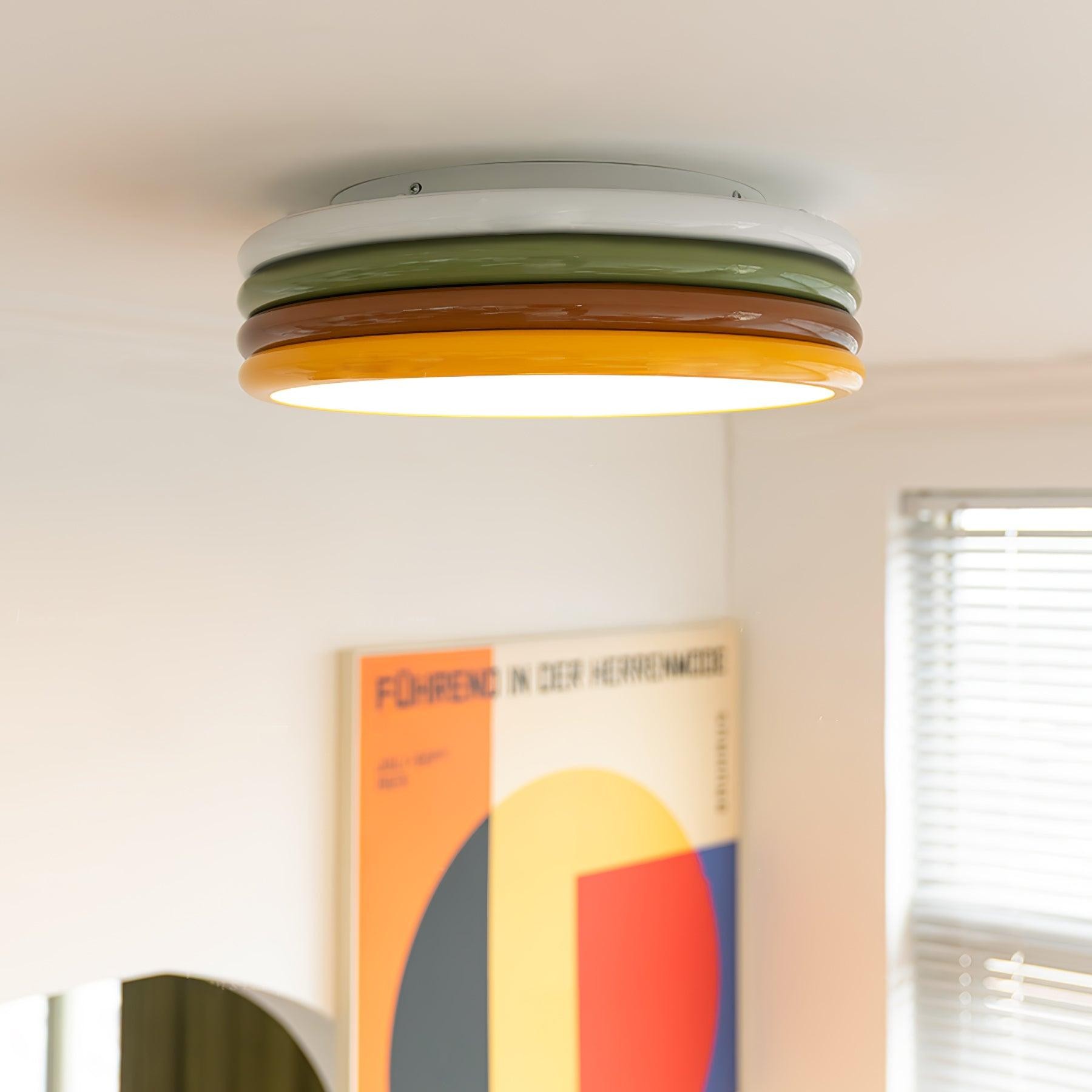 Scandinavian Simple Colorful Acrylic Ceiling Lamp For Bedroom K326