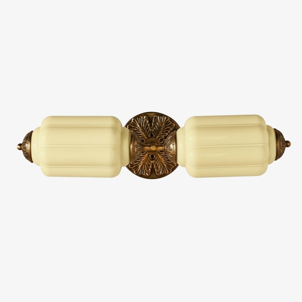 Eloise Elegant Vintage Glass Wall Sconce - Lighting for Bedroom Vanity K1150