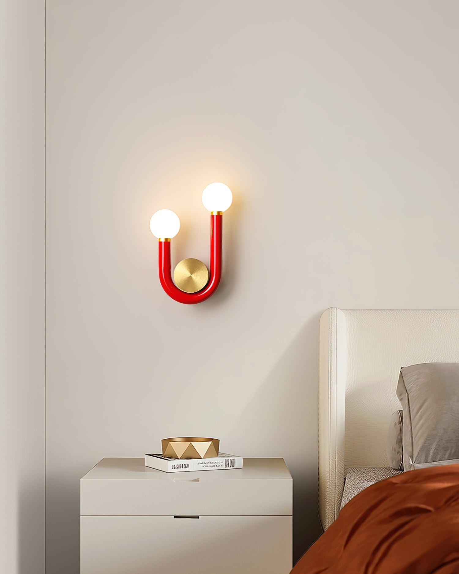 Creative U Shaped Double Head Wall Lamp K695