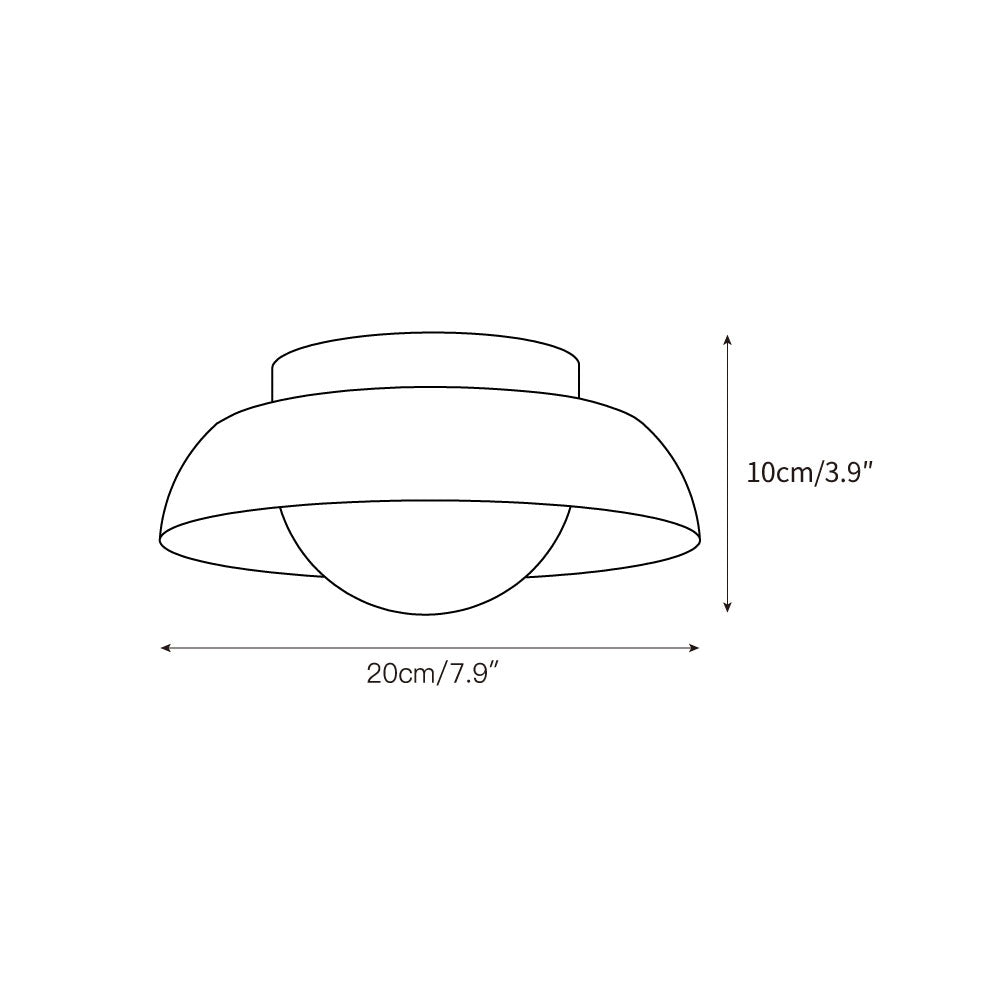 Piedra Travertine Ceiling Lamp D682