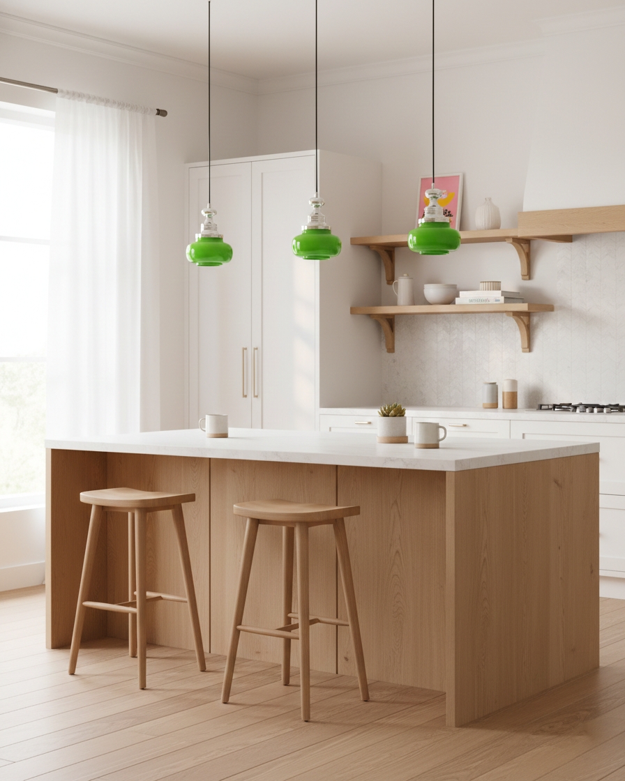 Jade Pulse Pendant Lamp D339