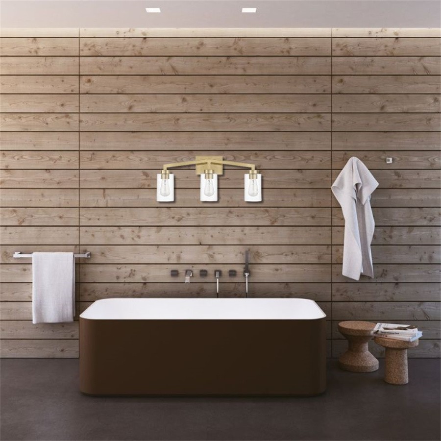 Industrial Cylindrical Brass Wall Lamp For Bathroom K105