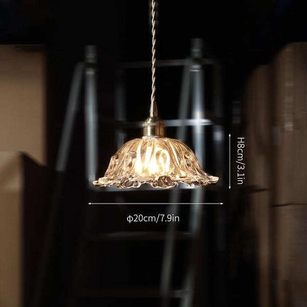 Clear glass pendant lights series