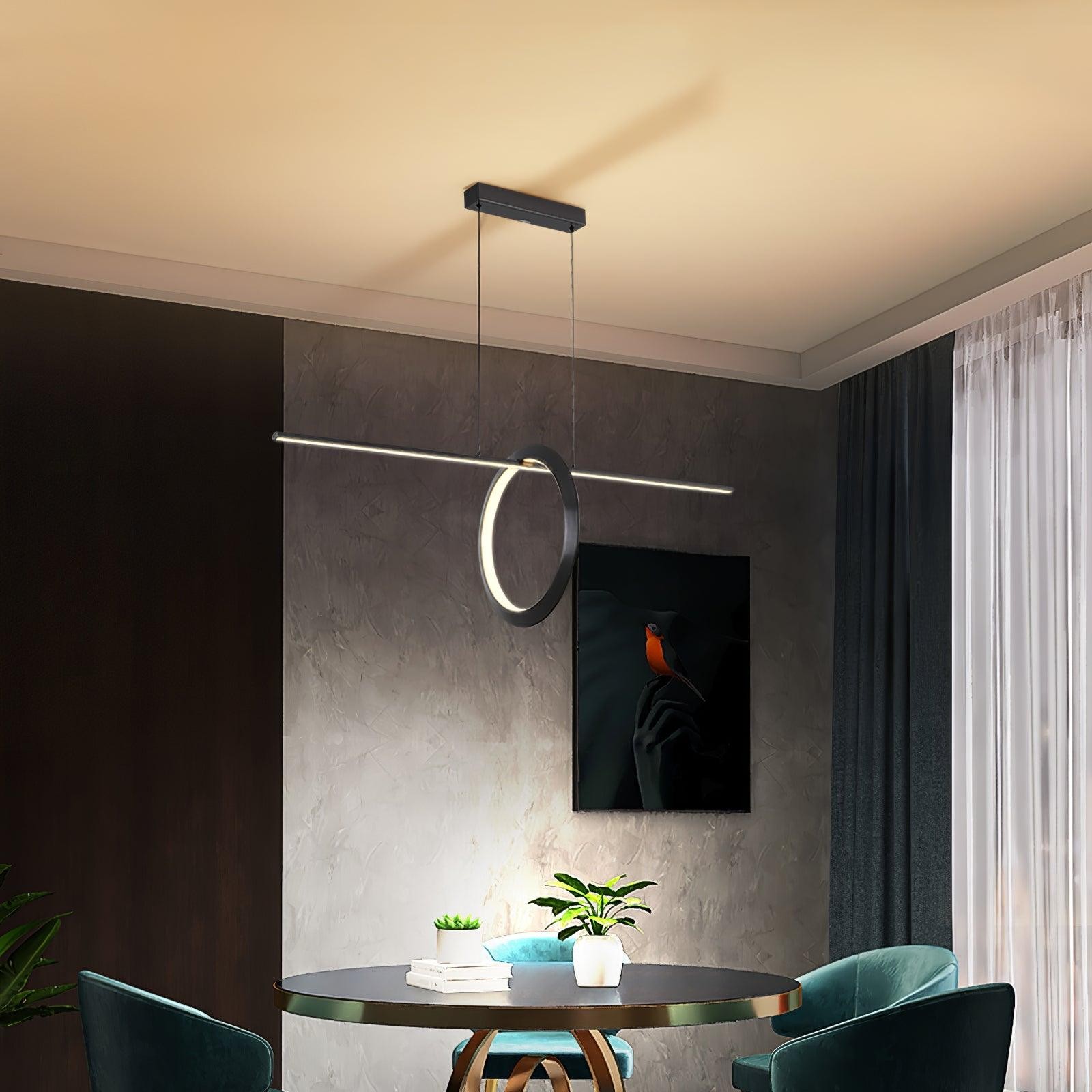 Minimalist High-End Geometric Line Pendant Light K433