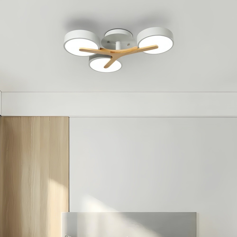 Nordic Semi Flush Branch Led Ceiling Light K939