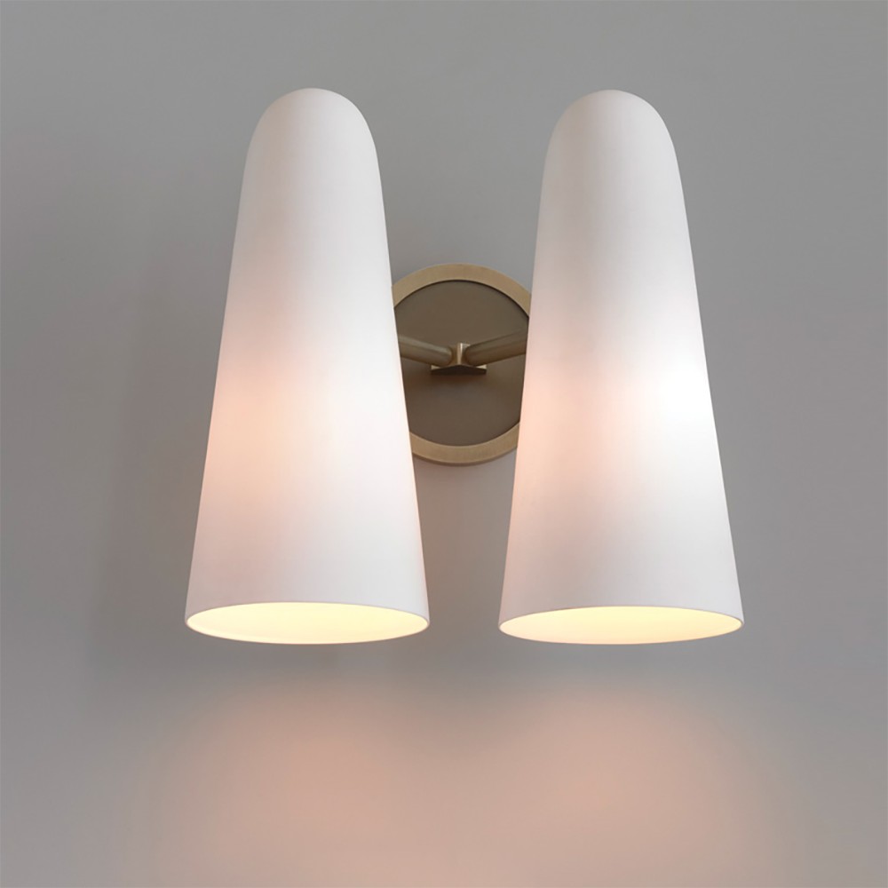 Nordic Simple Light Luxury Brass Wall Lamp K526