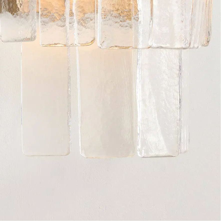 Lumvey Stylish Glass Wall Sconce - Modern Design Wall Light for Ambiance Hallways K1705