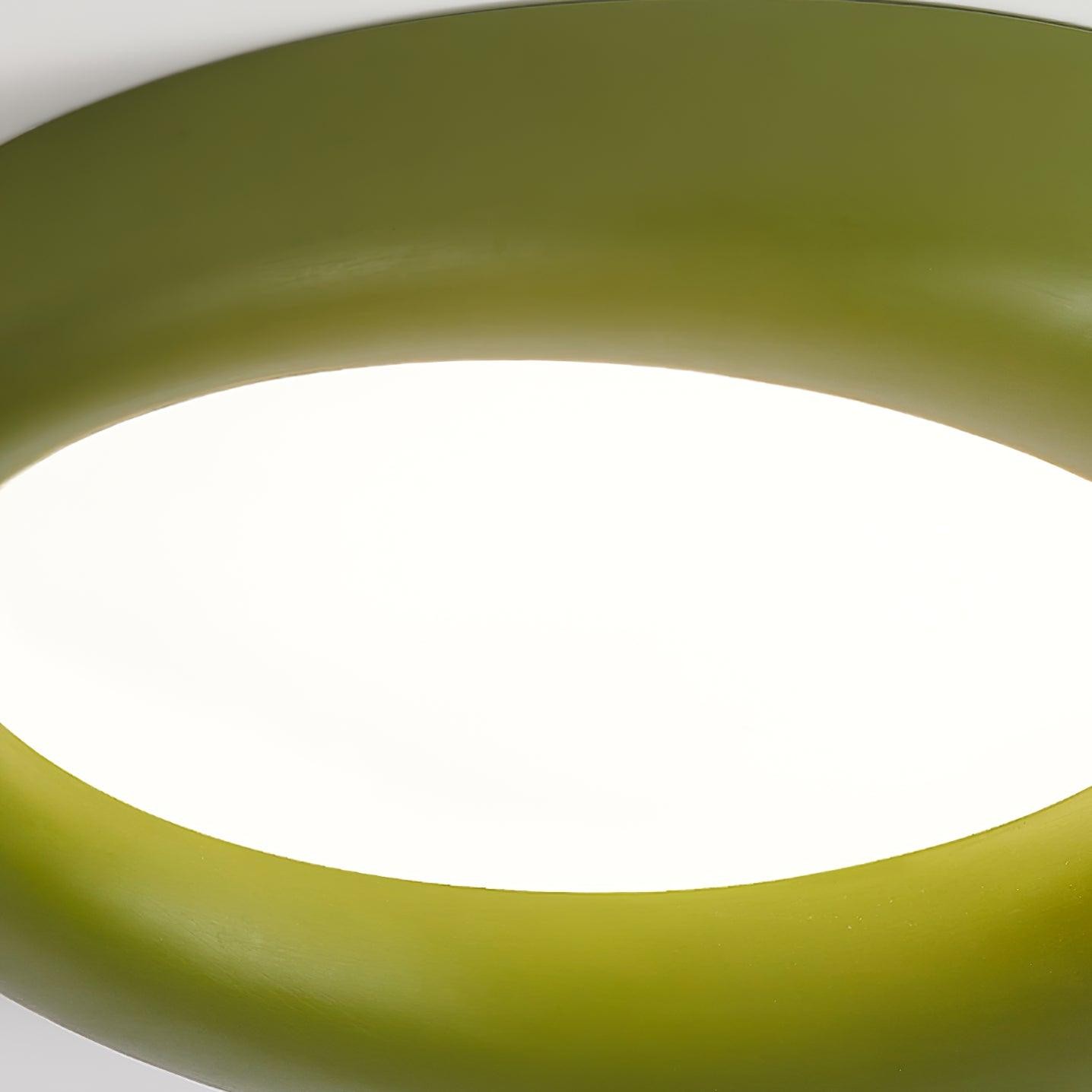 Center Offset Concentric Circle Acrylic Ceiling Lamp K2372