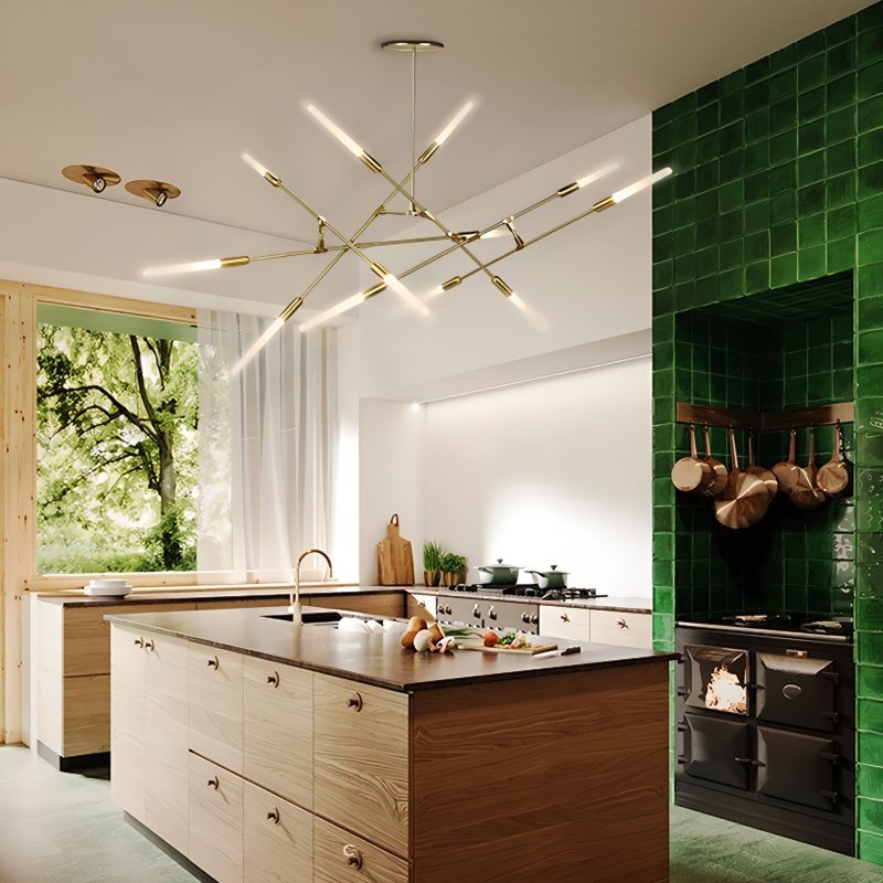 Dawn Chandelier|Wrought Iron Pendant Light