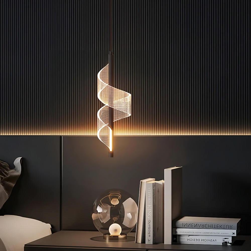 Spiral Modern Led Pendant Light For Kitchen K17