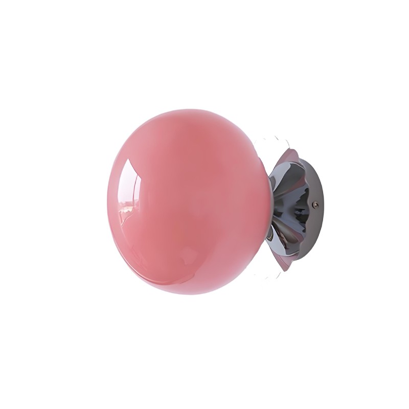 Marshmallow Glass Ball Wall Sconce K166