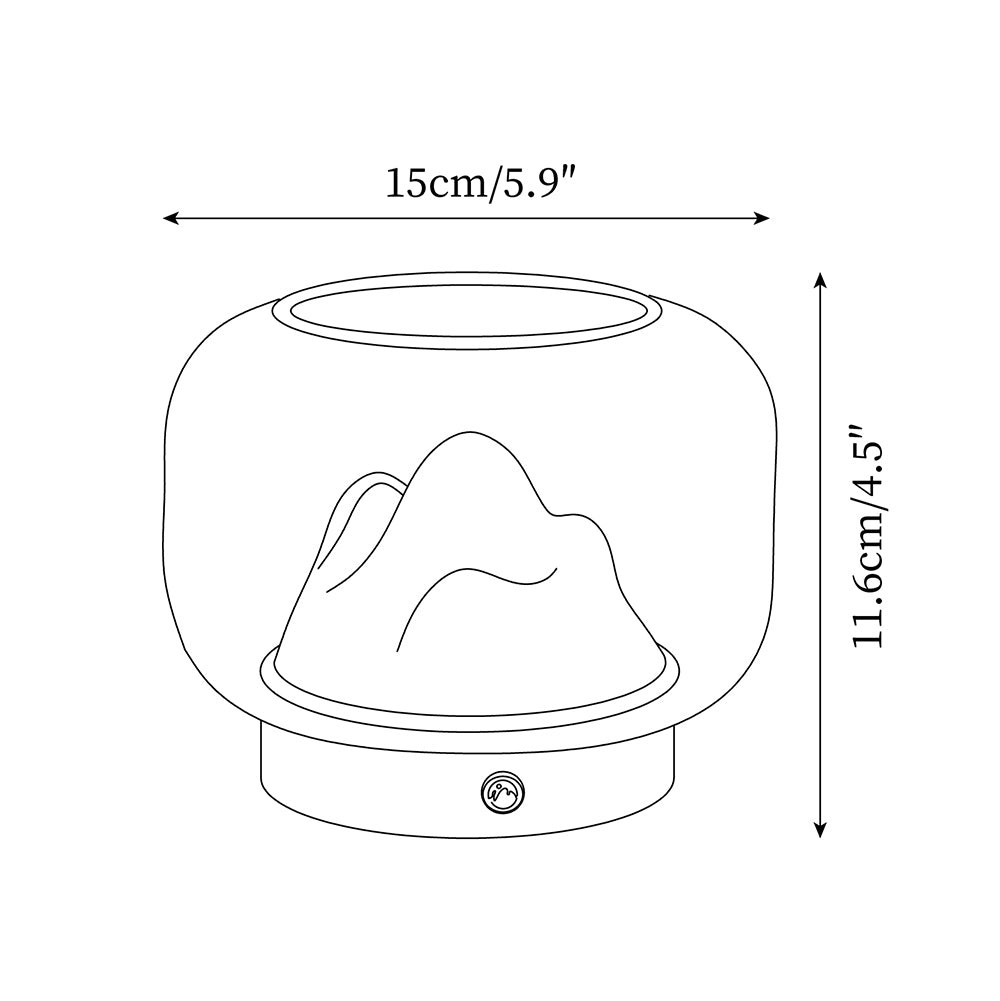 Warm Mountain Table Lamp K766