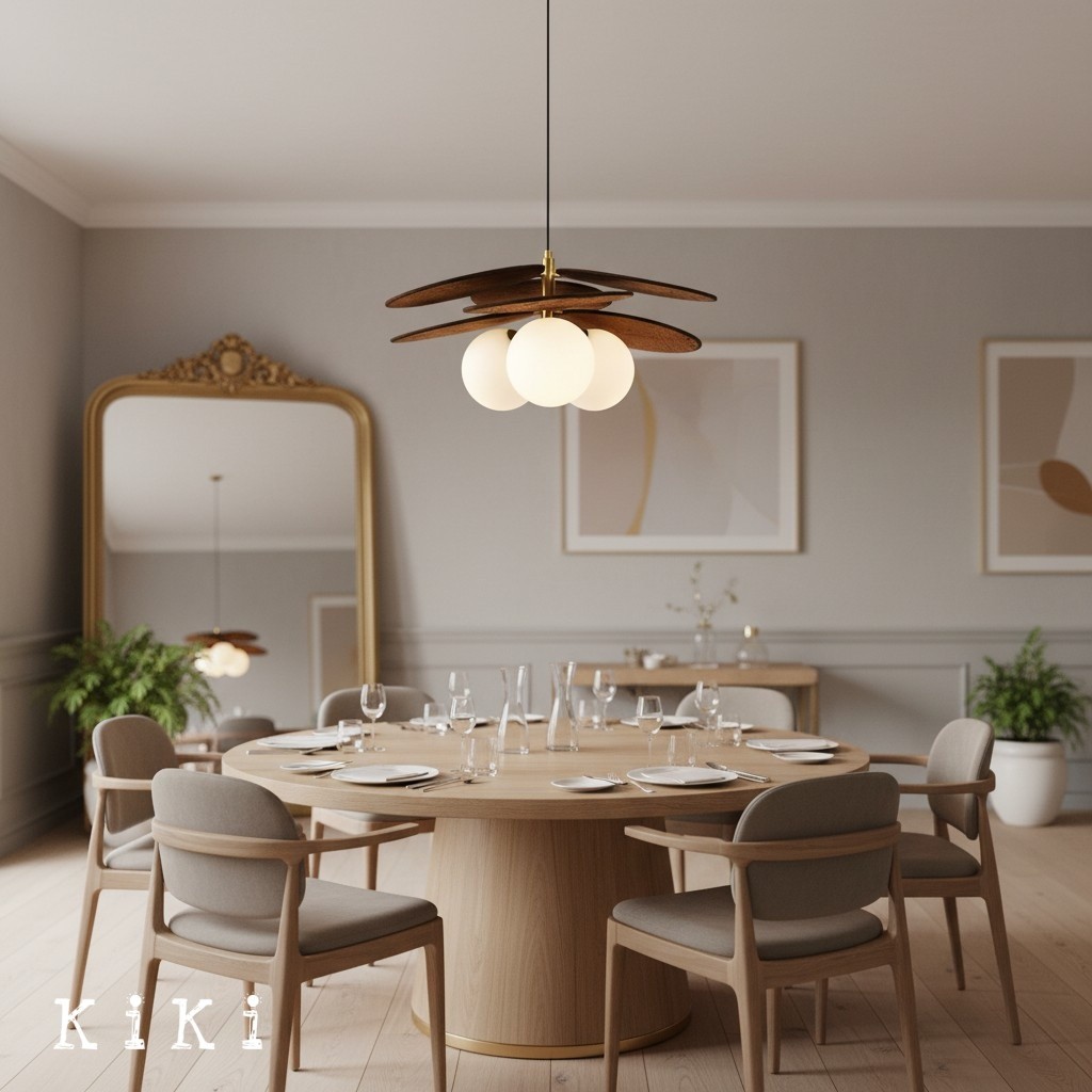 Orrise Artistic Pendant Light - Nature Inspired Layered Design for Indoor Spaces K2098