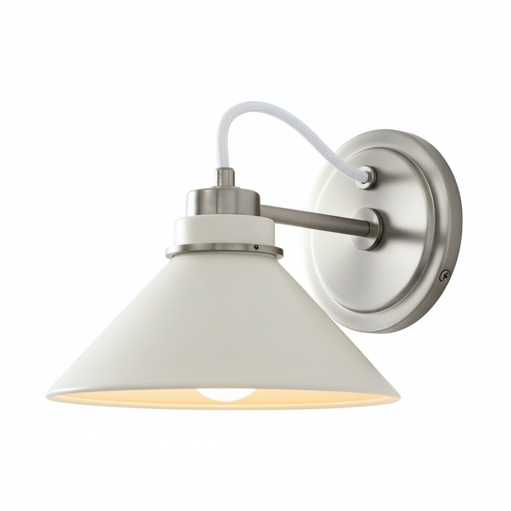 Aurenza Farmhouse Wall Sconce – Metal Or Glass Lighting for Entrance or Bedroom K1140