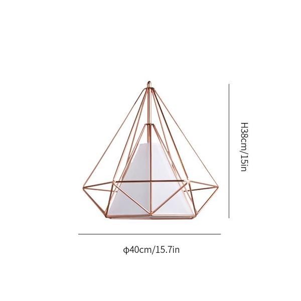 Diamond Cage Metal Pendant