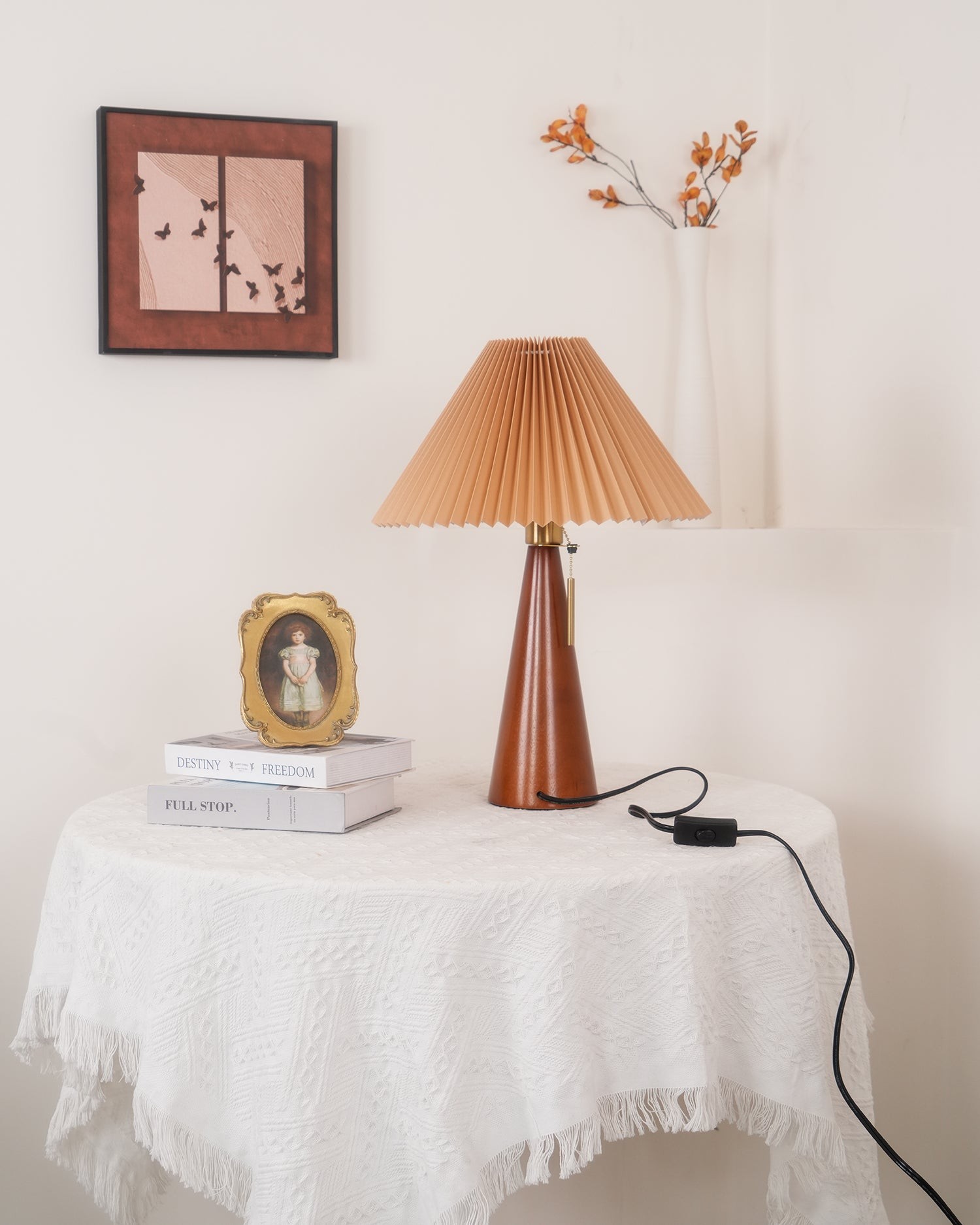 Fashion Vintage Wood Table Lamp K424