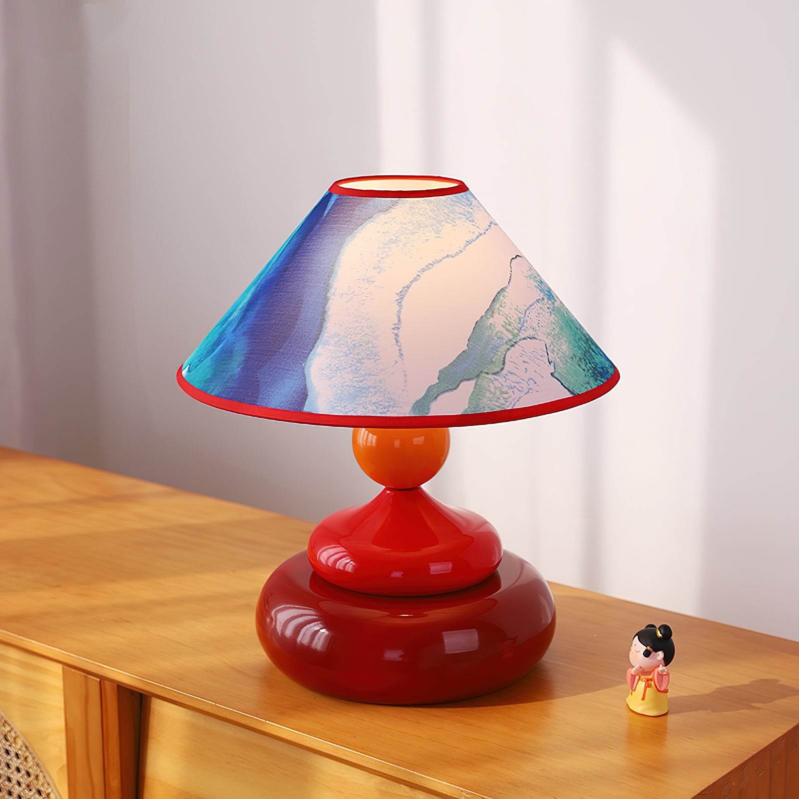 Retro Decorative Colorful Stacked Table Lamp K570