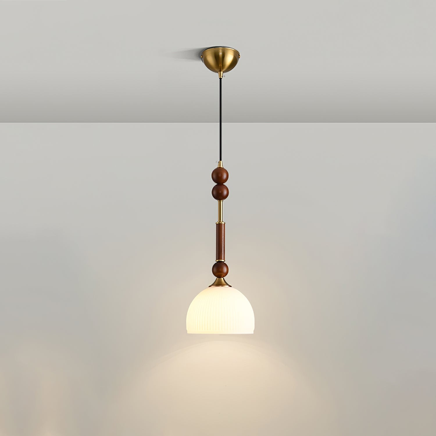 Retro Solid Wood Series Pendant Lamp K637