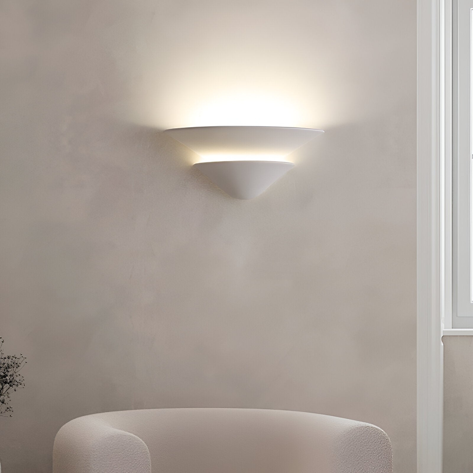 Shellora Wabi-Sabi Plaster Wall Light D964