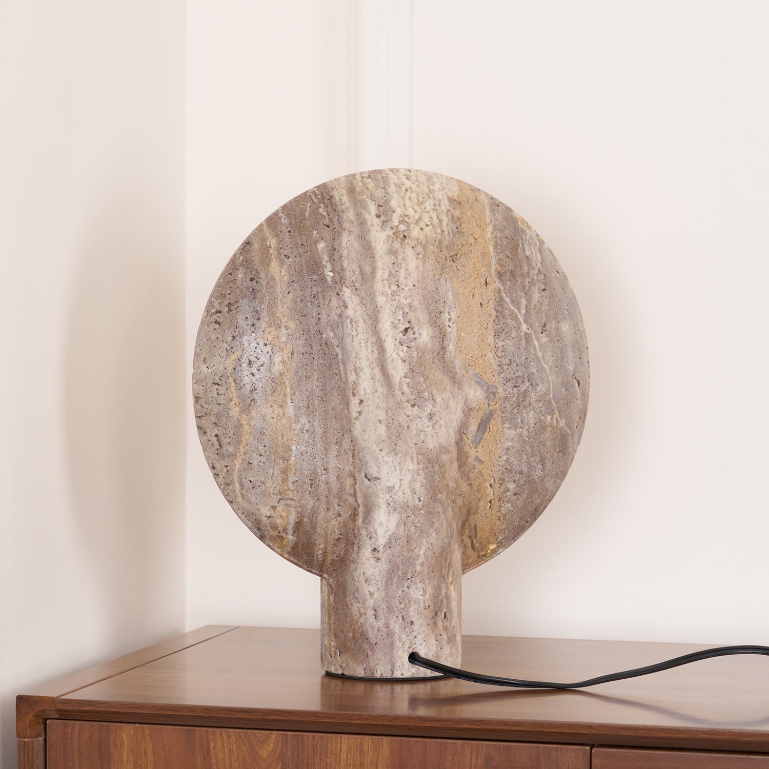 Wabi-sabi Style Eclipse Stone Table Lamp K831
